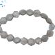 Gray Moonstone Faceted Hexagon Shape Beads 10x10 mm 