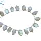 Labradorite Faceted Hexagon Shape Top Side Drill Beads 12x8mm