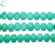 Chrysoprase Chalcedony Faceted Coin Drill Nuggets 14x11 - 15x11mm 