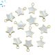 Mother of Pearl Star Shape 8-9mm Electroplated 