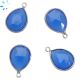 Blue Chalcedony Pear Shape Charm Loose Finding 15x12 - 16x12Mm 