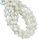 Moonstone Faceted Cone Beads 8x8 mm