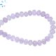 Light Purple Amethyst Faceted Oval Center Drill Beads 8x6 - 9x7mm