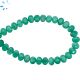 Green Onyx Faceted Oval Side Drill Beads 7x6 - 8x6 mm 