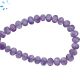 Amethyst Faceted Oval Center Drill Beads 8x6 - 9x7 mm 