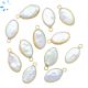 Freshwater Pearl Marquise Shape 15x10 - 17x10mm Electroplated Charm 