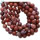 Red Multi Color Brecciated River Jasper Smooth Round Beads 8mm