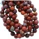Red Multi Color Brecciated River Jasper Faceted Round Beads 8mm