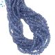 Tanzanite Faceted Button Beads Graduated 3 - 5 mm
