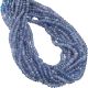Tanzanite Smooth Rondelle Beads Graduated 2.5 - 4 mm