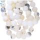 White Milky Opal  Smooth Round Shape Bead 10Mm