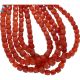 Red Onyx Faceted Box Shape Beads 5 - 5.5mm