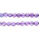 Amethyst Coin Faceted Beads 7.5mm