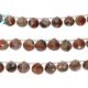Spotted Chalcedony Faceted Heart Shape Beads 9x9 - 11x11mm