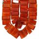 Red Onyx Faceted Rectangle (SD) 7x13mm-8x16mm
