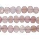 Lavender Chalcedony Faceted Coin Drill Nuggets 14x11MM