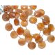 Peach Moonstone Faceted Coin (SD) 12-14MM