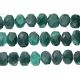 Malachite Faceted Coin Drill Nuggets 14x11MM 