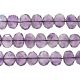 Amethyst Faceted Coin Drill Nuggets  14x10 - 15x11mm