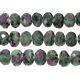 Ruby Zoisite Faceted Coin Drill Nuggets 14x11  16x11Mm