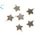 Gray Moonstone Star Shape 13x13MM Electroplated 