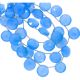 Blue Chalcedony Faceted Coin (SD) 12 - 13 mm 