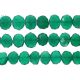 Green Onyx Faceted Coin Drill Nuggets 14x11Mm