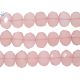 Pink Chalcedony Faceted Coin Drill Nuggets 15x11MM