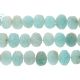 Amazonite Faceted Coin Drill Nuggets 12x10 - 13x10mm 
