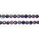 Sugilite Smooth Coin Beads  7 - 9Mm