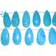 Howlite Turquoise Pear Shape Faceted Beads  16x12 - 18x14mm