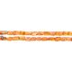 Carnelian Smooth Rectangle Beads  6x5 - 8x5Mm