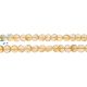Citrine Smooth Coin Beads 7 - 8Mm
