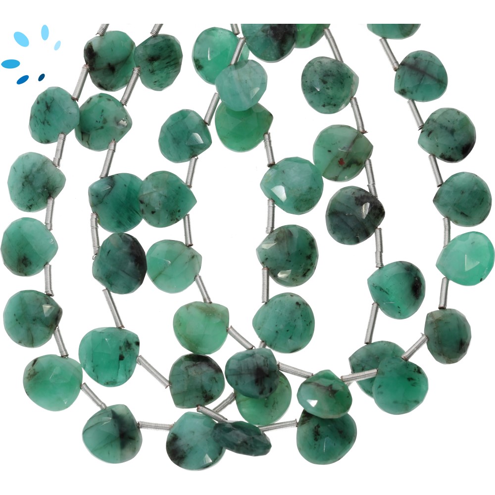 Raw Emerald Beads