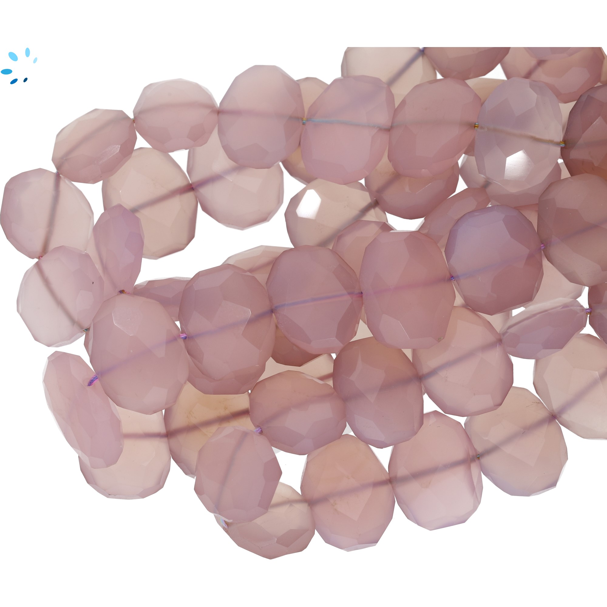Lavender Chalcedony Beads