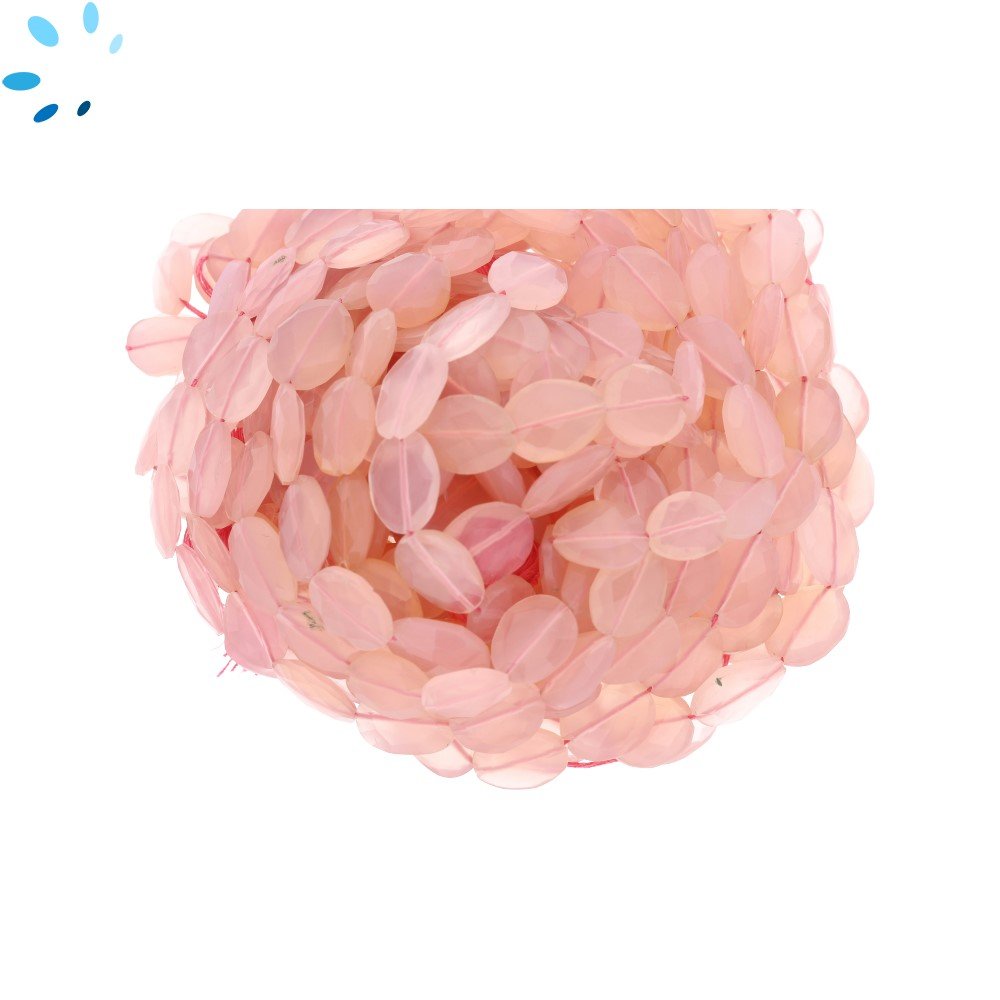 Pink Chalcedony Beads (Treated)