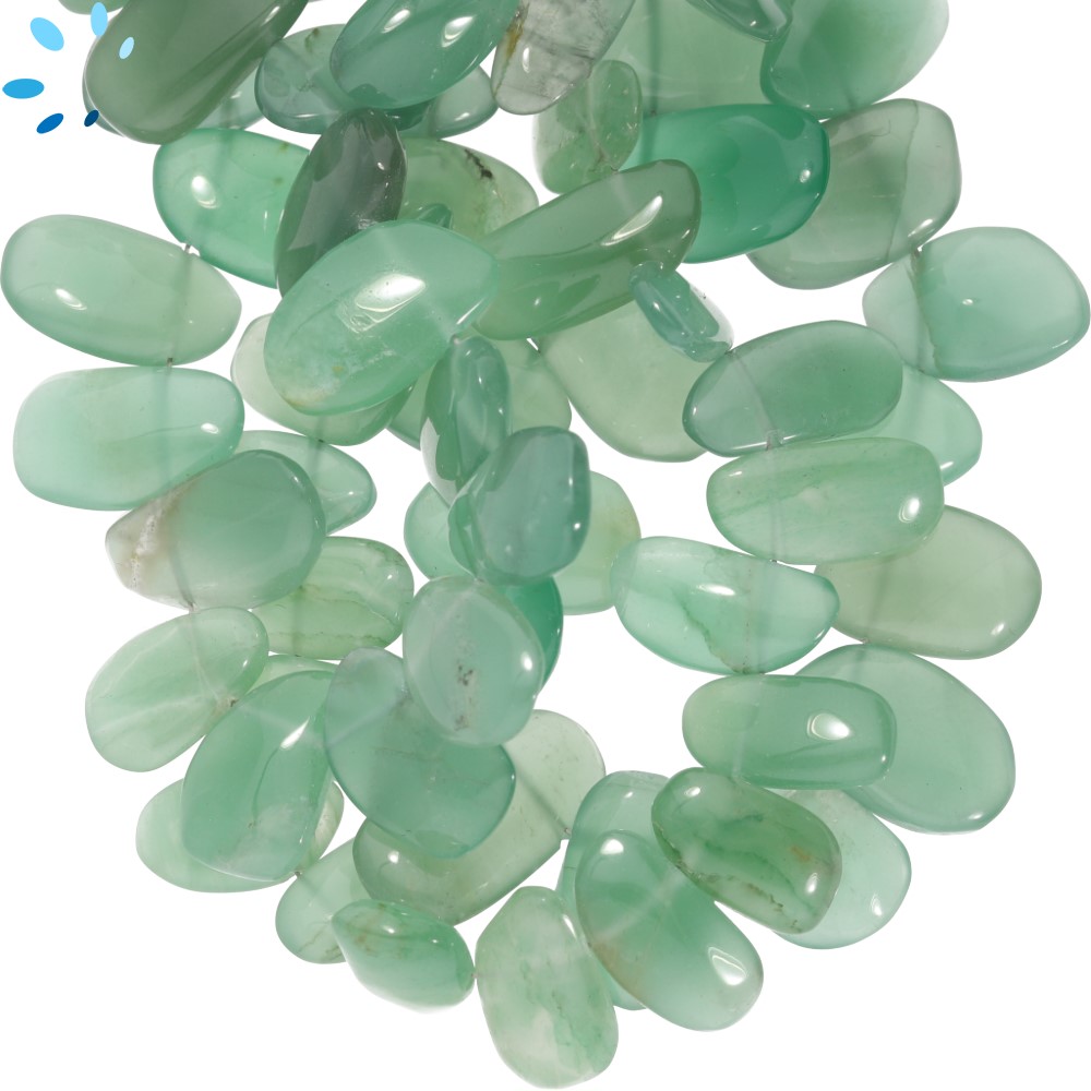 Green Serpentine Beads