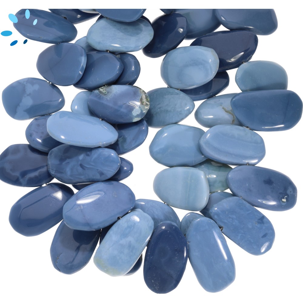 Treated Blue Opal Beads